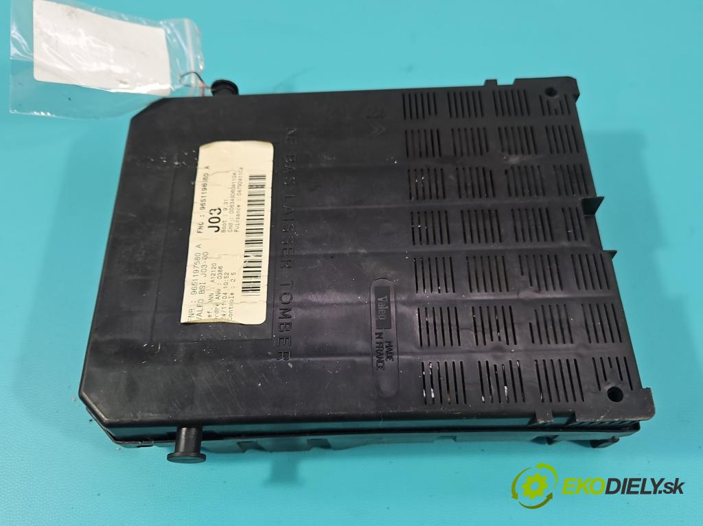 Peugeot 307 1.6 16V 109 hp manual 80 kW 1587 cm3 5- řídící jednotka 9651196380A