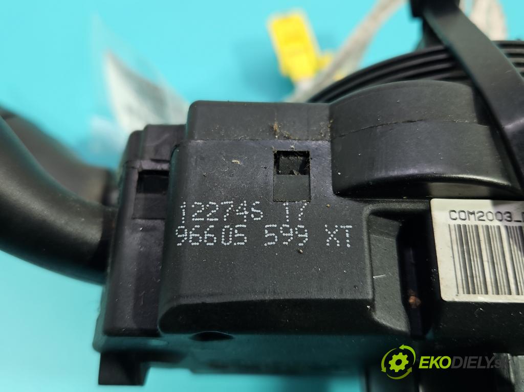 Peugeot 807 2002-2014 2.0 hdi 107 HP automatic 79 kW 1997 cm3 5- prepínač komplex: 96605599XT (Prepínacie páčky pod volantom)