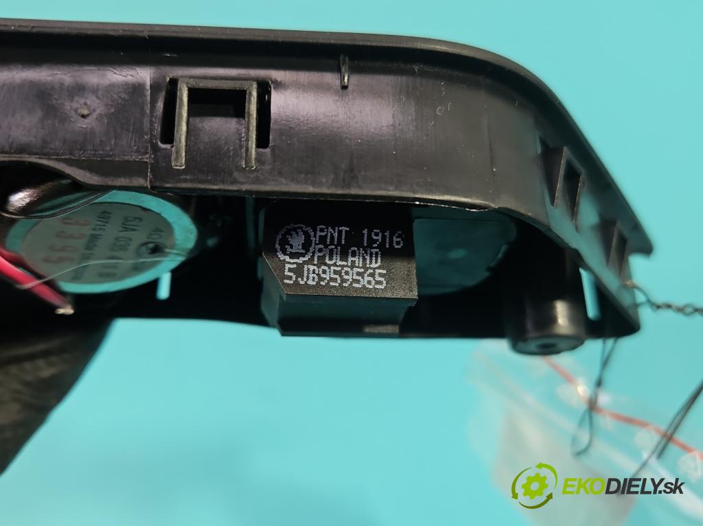 Skoda Fabia III 2014- 2021 1.0 MPI 60 hp manual 44 kW 999 cm3 5- klika uvnitř: přední levé