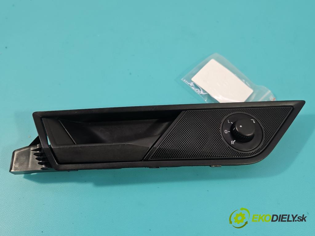 Skoda Fabia III 2014- 2021 1.0 MPI 60 hp manual 44 kW 999 cm3 5- klika uvnitř: přední levé