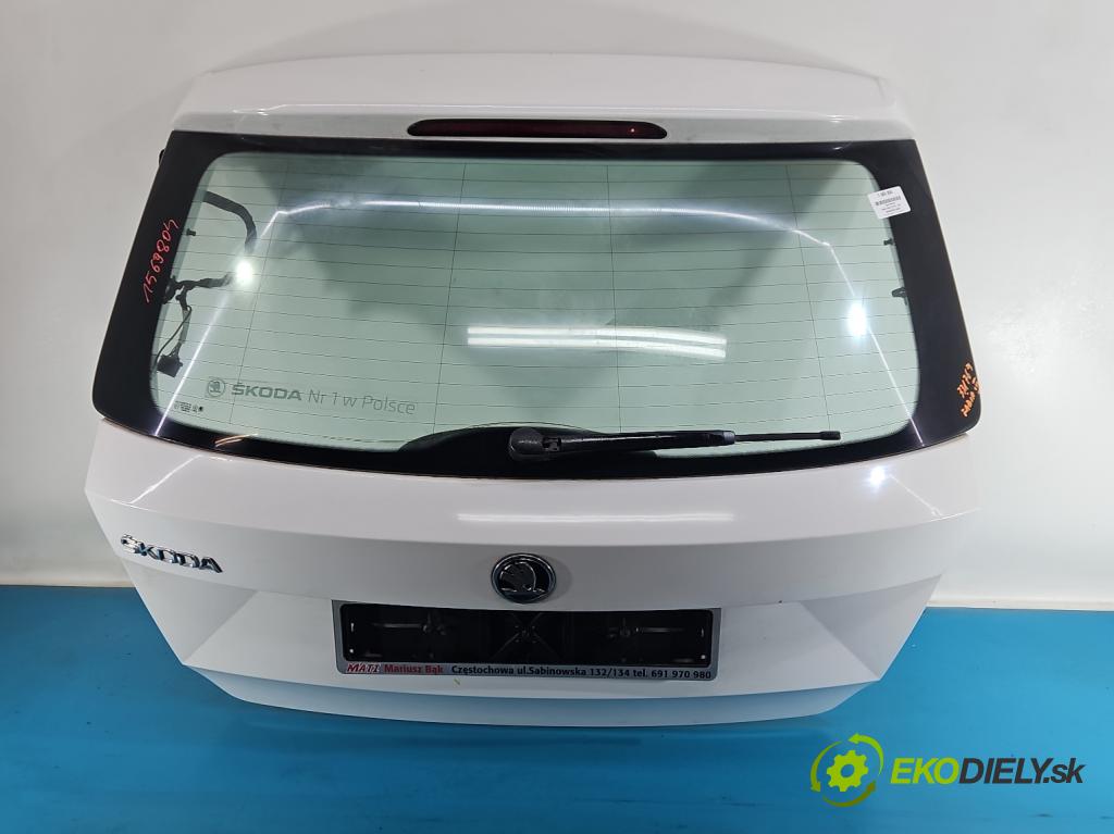 Skoda Fabia III 2014- 2021 1.0 MPI 60 HP manual 44 kW 999 cm3 5- zadna kufor  (Kapota zadná (kufor))