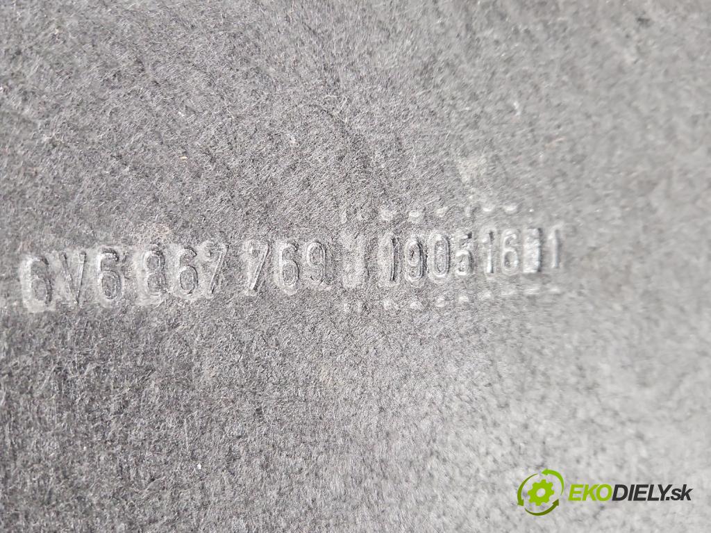 Skoda Fabia III 2014- 2021 1.0 MPI 60 HP manual 44 kW 999 cm3 5- zadná  (Pláto kufra)