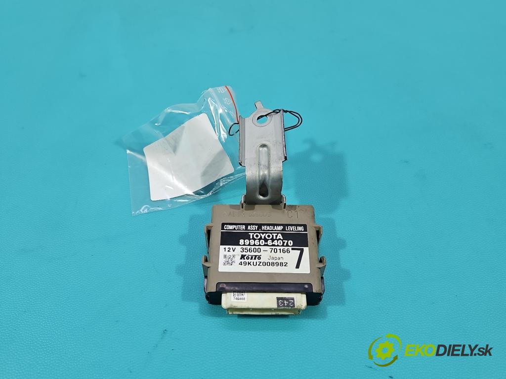 Toyota Verso 2009-2018 1.8 16V 147 hp manual 108 kW 1798 cm3 5- řídící jednotka 89960-64070