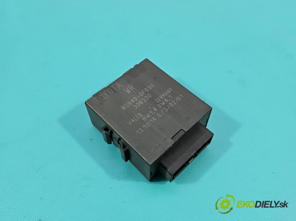 Toyota Verso 2009-2018 1.8 16V 147 HP manual 108 kW 1798 cm3 5- riadiaca jednotka ostatné 85940-0F030