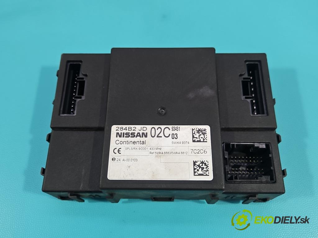 Nissan Qashqai I J10 2006-2013 2.0 dci 150 HP manual 110 kW 1995 cm3 5- riadiaca jednotka komfortu 284B2JD02C