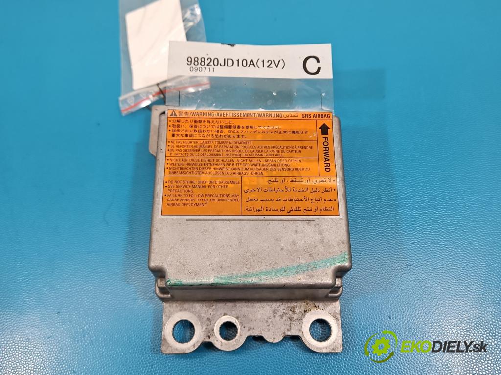 Nissan Qashqai I J10 2006-2013 2.0 dci 150 HP manual 110 kW 1995 cm3 5- riadiaca jednotka vankúše: 98820JD10A