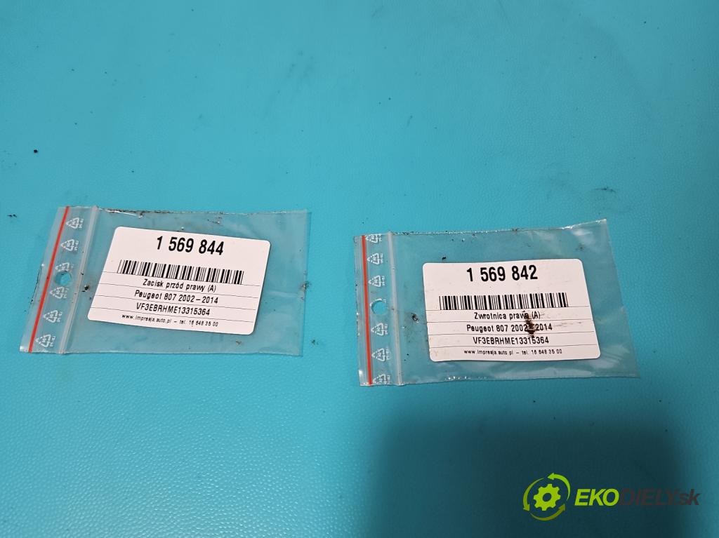 Peugeot 807 2002-2014 2.0 hdi 107 HP automatic 79 kW 1997 cm3 5- brzdič predné pravý  (Kľučka dverí ostatné)