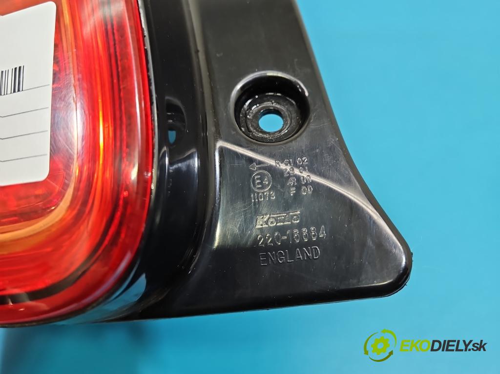 Suzuki SX4 I 2006-2014 1.6 16V 107 HP manual 79 kW 1586 cm3 5- svetlo / reflektor zadné ľavé 220-16684 (Kľučka dverí ostatné)