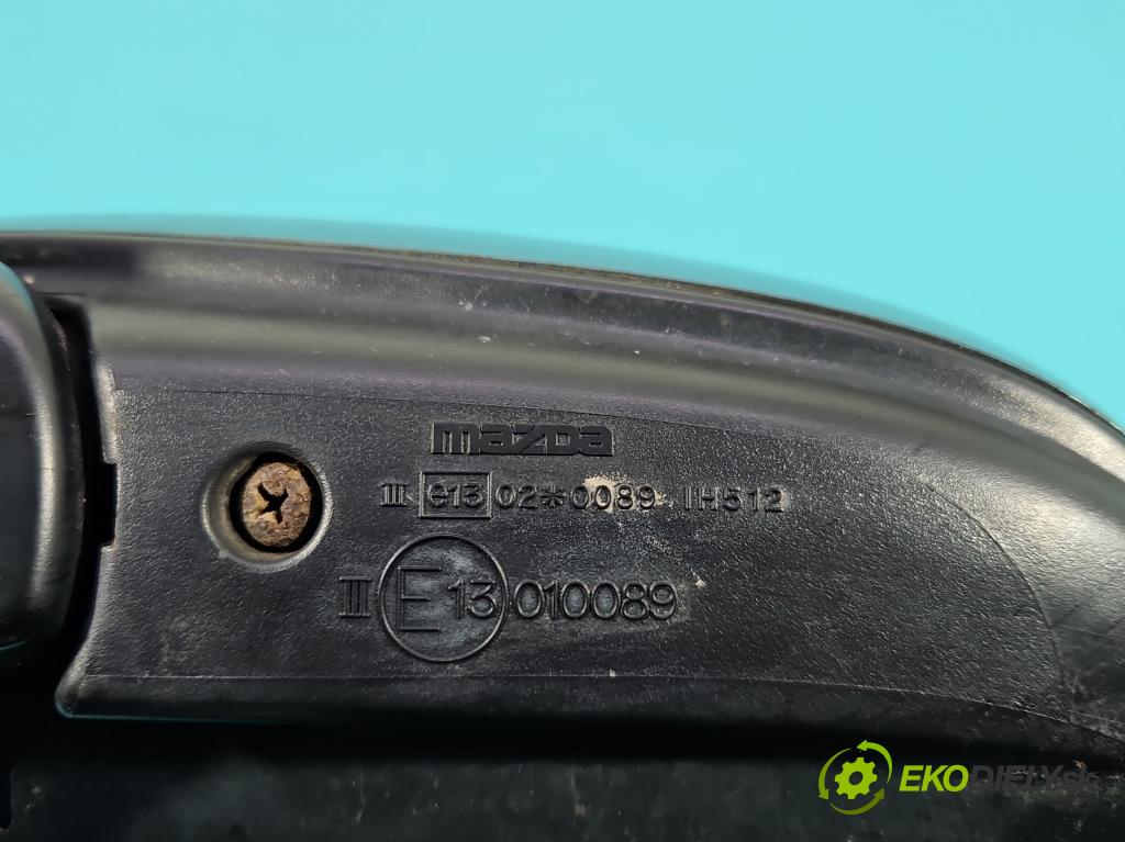 Mazda 323f 1.6 16V 98 HP manual 72 kW 1598 cm3 5- zrkadlo ľavé  (Kľučka dverí ostatné)