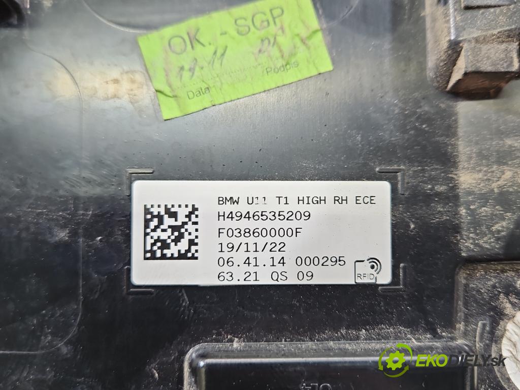 Bmw iX1 U11 0.0 elektrický: 272 HP automatic 200 kW 1 cm3 5- svetlo / reflektor zadné pravé H4946535209 (Kľučka dverí ostatné)