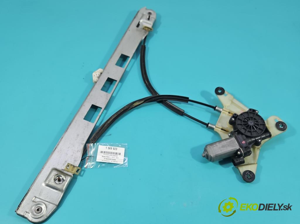 Renault Master III 2010-2024 2.3 dci 131 HP manual 96 kW 2299 cm3 5- mechanizmus okna predné pravý 128001031