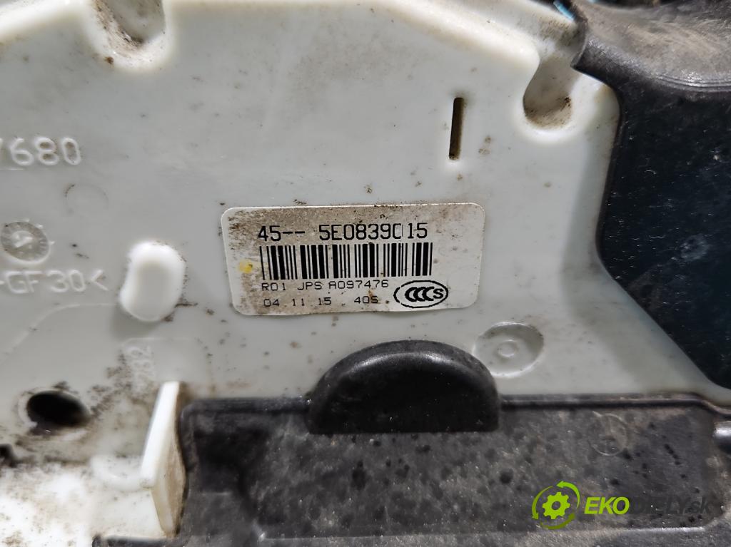 Vw Passat B8 2014 - 2.0 tdi 150 HP automatic 110 kW 1968 cm3 5- zámok zadné ľavý 5E0839015