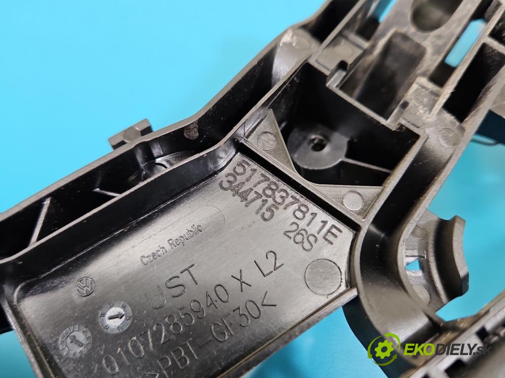 Vw Passat B8 2014 - 2.0 tdi 150 HP automatic 110 kW 1968 cm3 5- rukoväť predné ľavé mimo: 517837811E (Kľučka dverí vonkajšia predná ľavá)