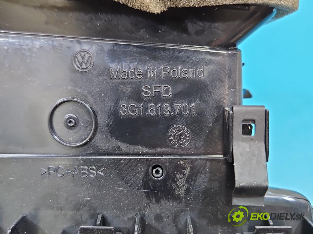 Vw Passat B8 2014 - 2.0 tdi 150 hp automatic 110 kW 1968 cm3 5- Mřížka: topení 3G1819701D