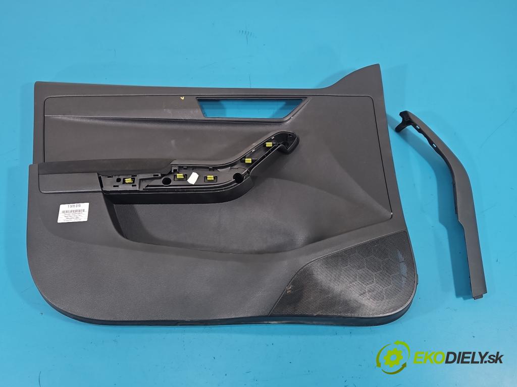 Skoda Fabia III 2014- 2021 1.0 MPI 60 HP manual 44 kW 999 cm3 5- Čalounictví: dvere predné ľavé 