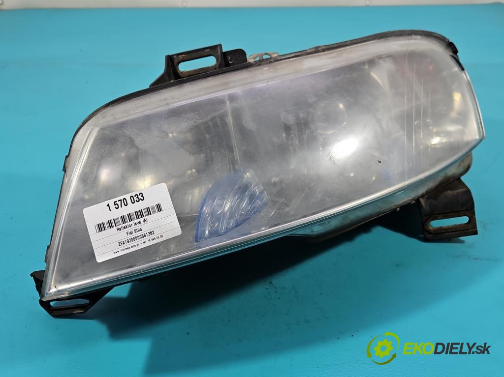 Fiat Stilo 1.6 16V 103 HP manual 76 kW 1596 cm3 5- Reflektor: ľavý  (Kľučka dverí ostatné)