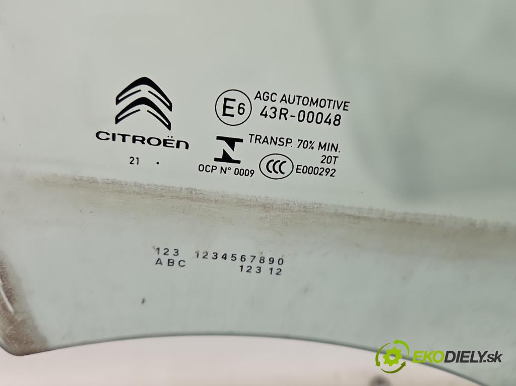 Citroen C3 III 2016-2024 1.2 12V 110 HP manual 81 kW 1199 cm3 5- sklo dvere predné pravé