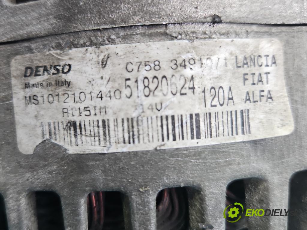 Alfa romeo Giulietta 1.6 jtd 105 HP manual 77 kW 1598 cm3 5- Alternator 51820624 (Alternátor)