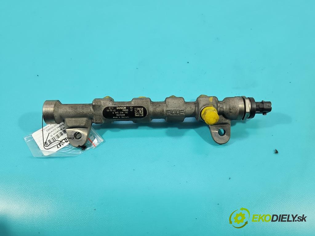 Alfa romeo Giulietta 1.6 jtd 105 hp manual 77 kW 1598 cm3 5- lišta vstřikovací 0445214192 (Vstřikovací lišta)