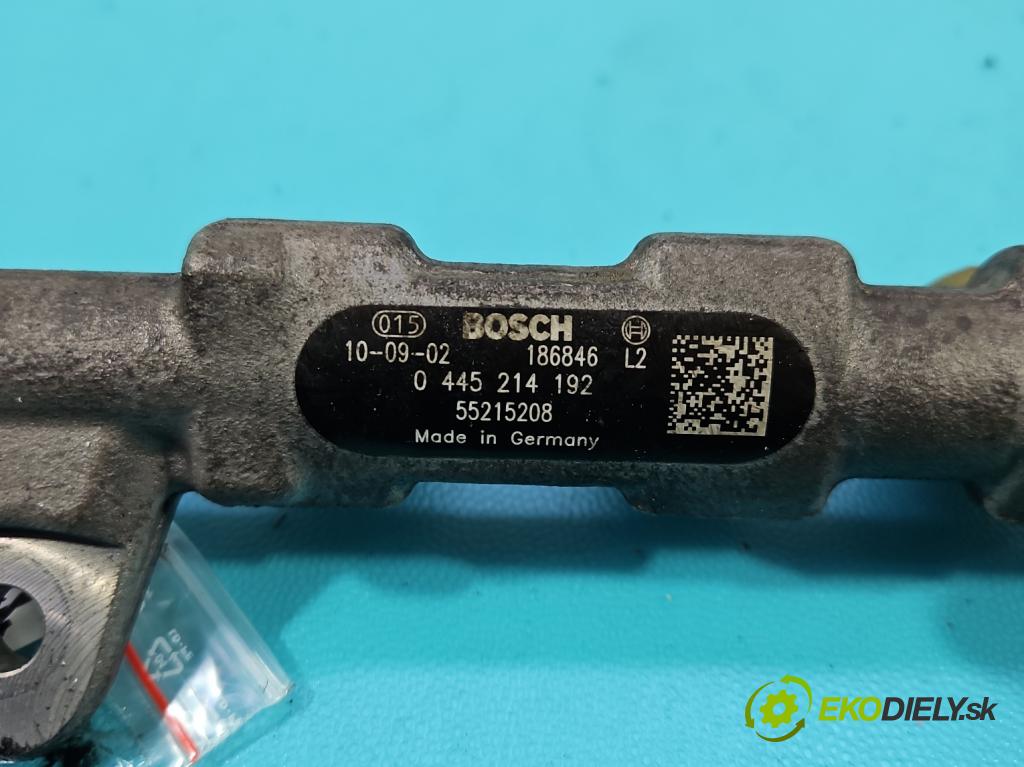 Alfa romeo Giulietta 1.6 jtd 105 hp manual 77 kW 1598 cm3 5- lišta vstřikovací 0445214192 (Vstřikovací lišta)