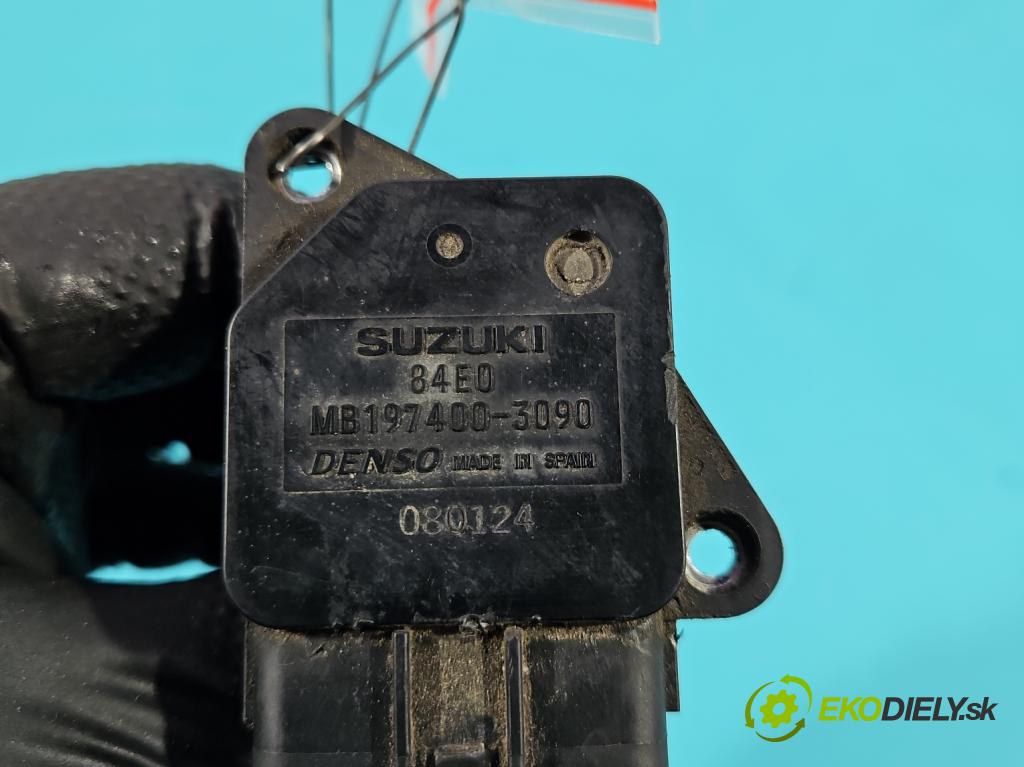 Suzuki SX4 I 2006-2014 1.6 16V M16A 107 HP manual 79 kW 1586 cm3 5- průtokoměr: 197400-3090 (Váha vzduchu)