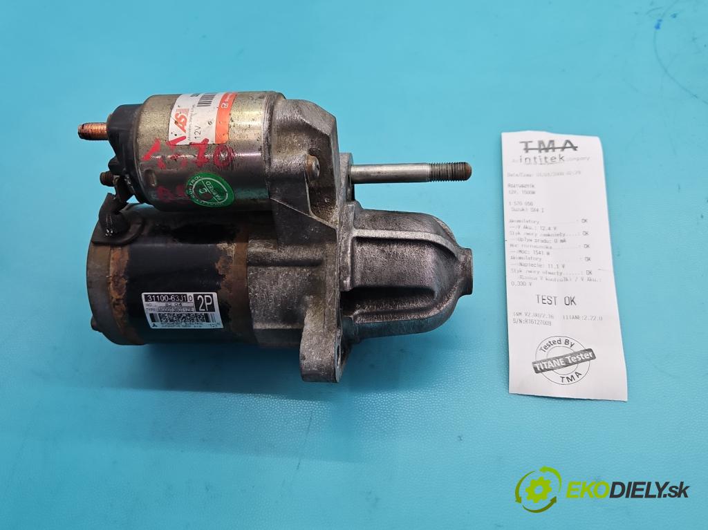 Suzuki SX4 I 2006-2014 1.6 16V M16A 107 HP manual 79 kW 1586 cm3 5- štartér 31100-63J10 (Štartér)