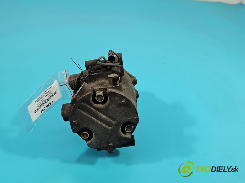 Suzuki SX4 I 2006-2014 1.6 16V M16A 107 HP manual 79 kW 1586 cm3 5- Kompresor: klimatizácie 95200-62JA0 (Kompresor klimatizácie)