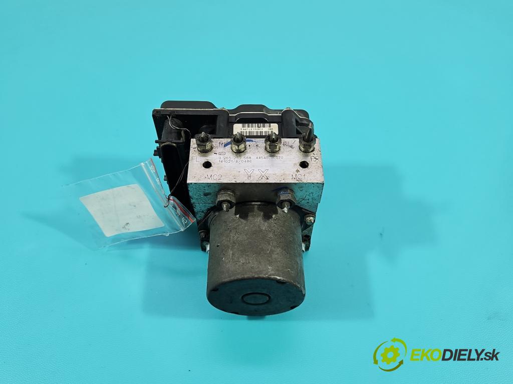 Toyota Verso 2009-2018 1.8 16V 147 hp manual 108 kW 1798 cm3 5- čerpadlo abs 0265252568 (Pumpa ABS)