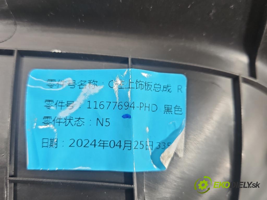 MG MG3  24- 1.5 16V 102 HP automatic 75 kW 1498 cm3 5- kryt plast 11677694