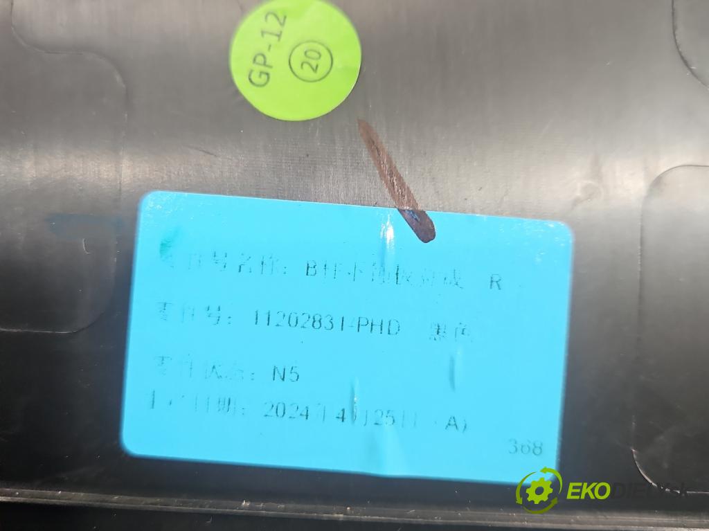 MG MG3  24- 1.5 16V 102 HP automatic 75 kW 1498 cm3 5- kryt plast 11202831