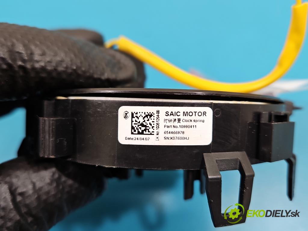 MG MG3  24- 1.5 16V 102 hp automatic 75 kW 1498 cm3 5- Páska: airbag 10990411 (Airbag)