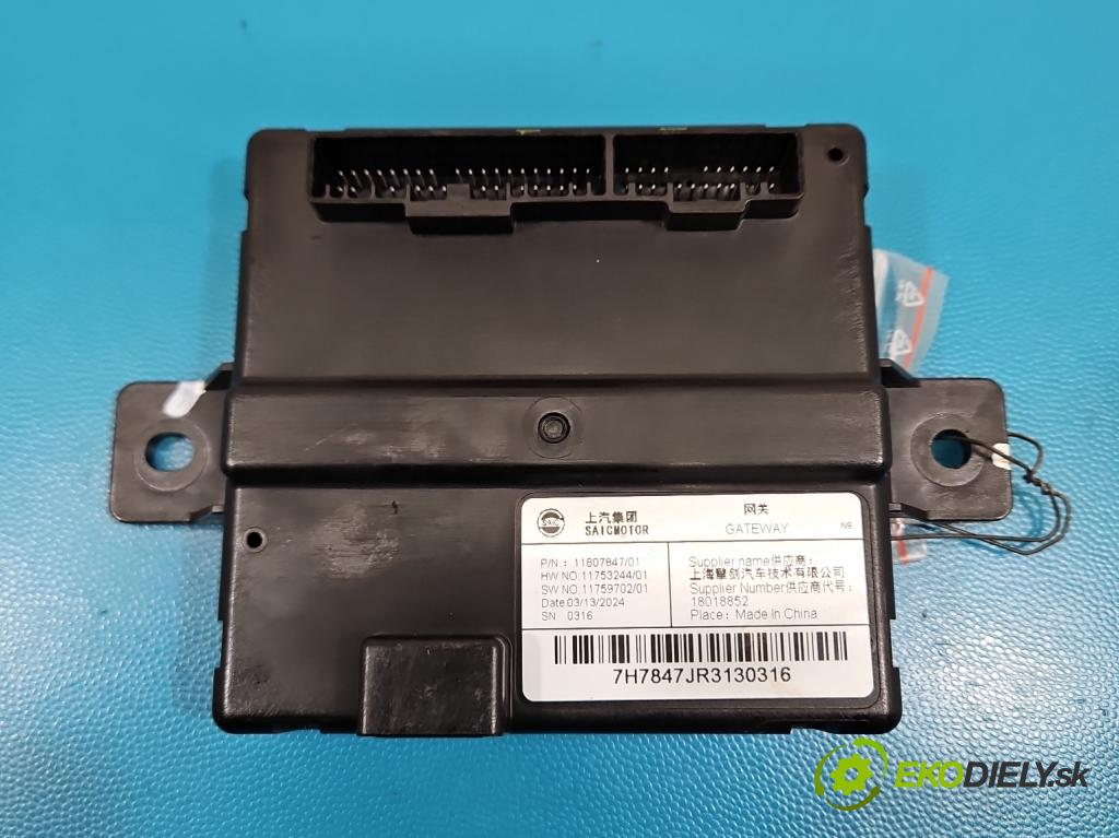 MG MG3  24- 1.5 16V 102 HP automatic 75 kW 1498 cm3 5- riadiaca jednotka ostatné 11807847