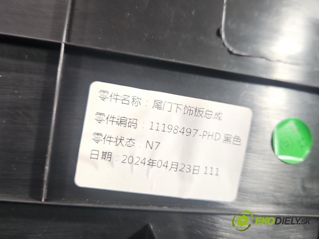 MG MG3  24- 1.5 16V 102 hp automatic 75 kW 1498 cm3 5- Tapacír: kufrových dveří 11198497