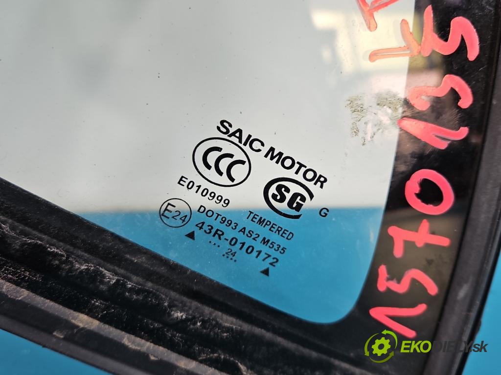 MG MG3  24- 1.5 16V 102 HP automatic 75 kW 1498 cm3 5- sklo dvere zadné ľavé