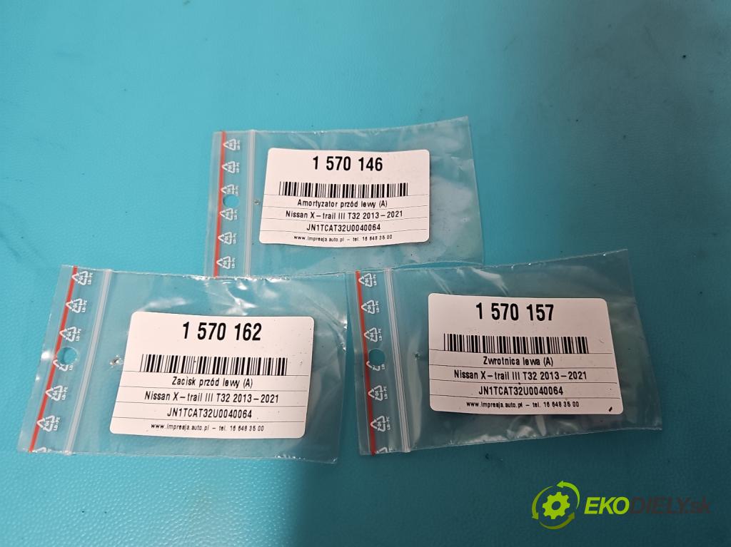 Nissan X-trail III T32 2013-2021 1.6 dci 131 HP automatic 96 kW 1598 cm3 5- brzdič predné ľavý  (Kľučka dverí ostatné)