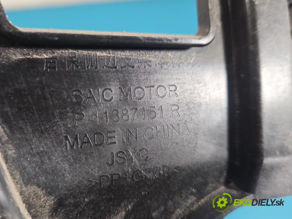 MG MG3  24- 1.5 16V 102 HP automatic 75 kW 1498 cm3 5- Boty: nárazník zadné pravý P11387151R