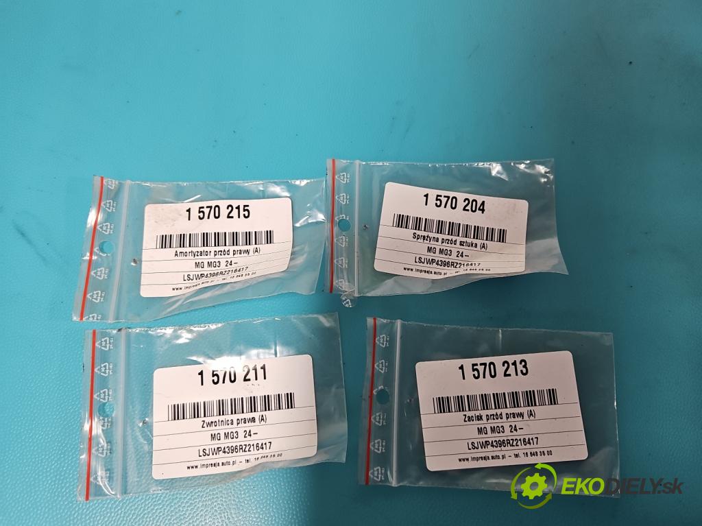 MG MG3  24- 1.5 16V 102 hp automatic 75 kW 1498 cm3 5- brzdič přední pravý  (Klika dveří ostatní)