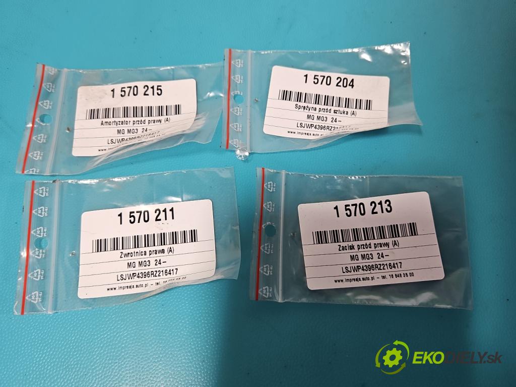 MG MG3  24- 1.5 16V 102 hp automatic 75 kW 1498 cm3 5- tlumič přední pravý  (Klika dveří ostatní)