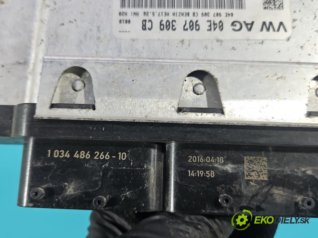 Skoda Fabia III 2014- 2021 1.0 MPI 60 hp manual 44 kW 999 cm3 5- řídící jednotka motoru 04E907309CB