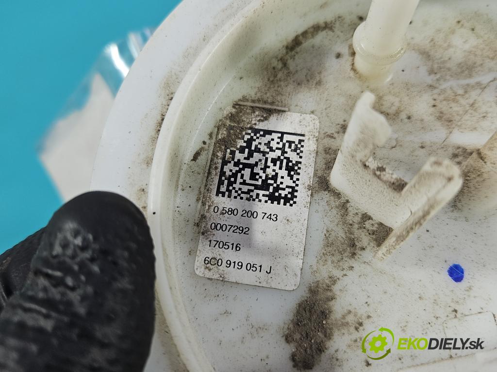 Skoda Fabia III 2014- 2021 1.0 MPI 60 HP manual 44 kW 999 cm3 5- čerpadlo palivo 0580200743