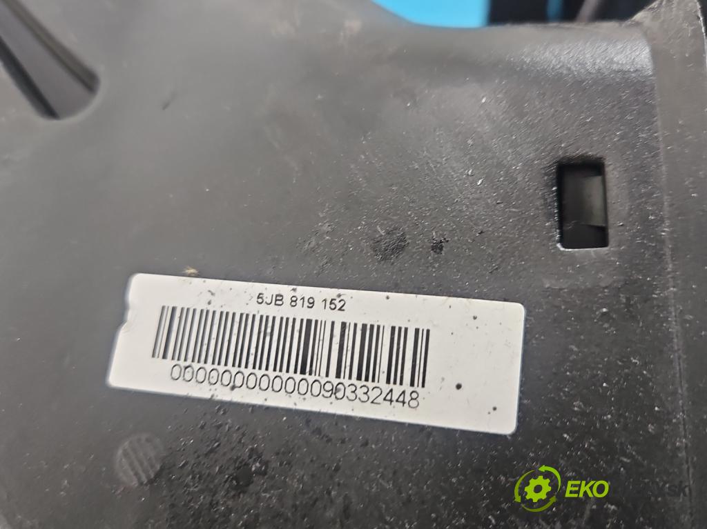 Skoda Fabia III 2014- 2021 1.0 MPI 60 HP manual 44 kW 999 cm3 5- radiator 6Q1819515B (Radiátor kúrenia)