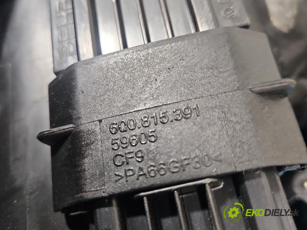 Skoda Fabia III 2014- 2021 1.0 MPI 60 HP manual 44 kW 999 cm3 5- radiator 6Q1819515B (Radiátor kúrenia)