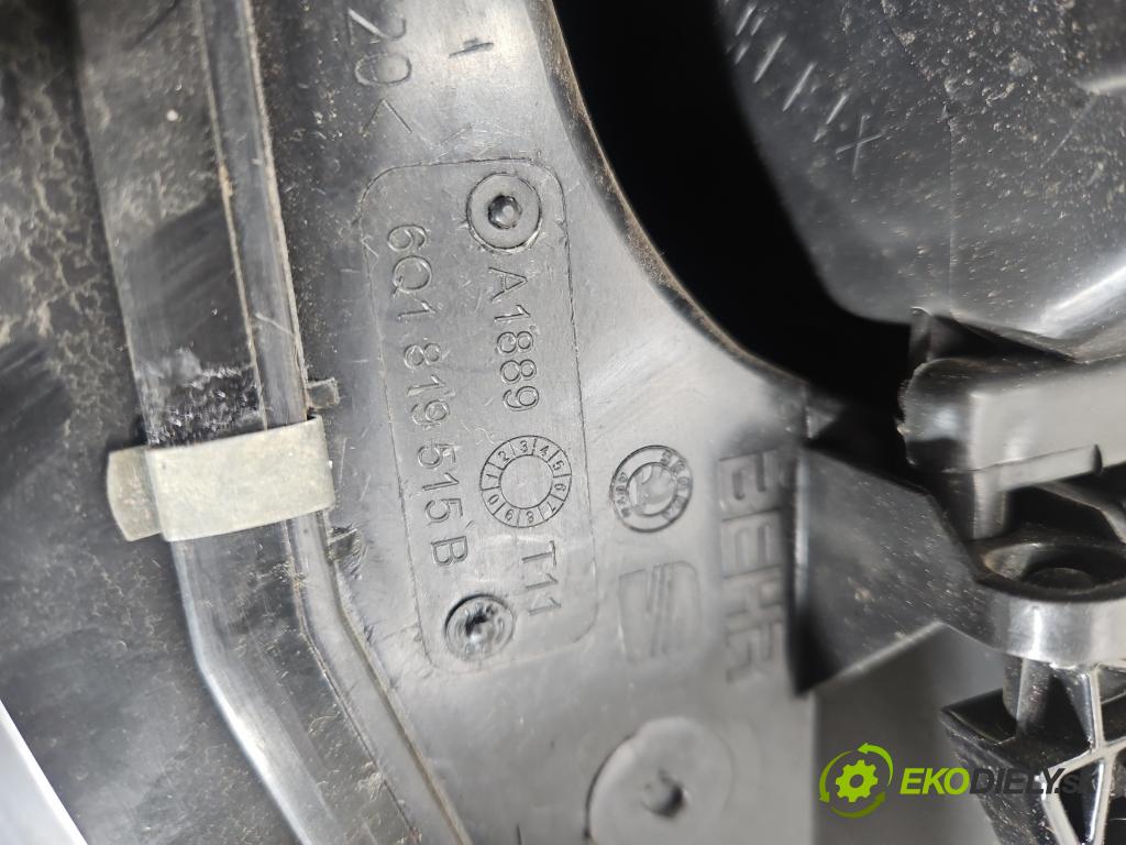 Skoda Fabia III 2014- 2021 1.0 MPI 60 HP manual 44 kW 999 cm3 5- radiator 6Q1819515B (Radiátor kúrenia)