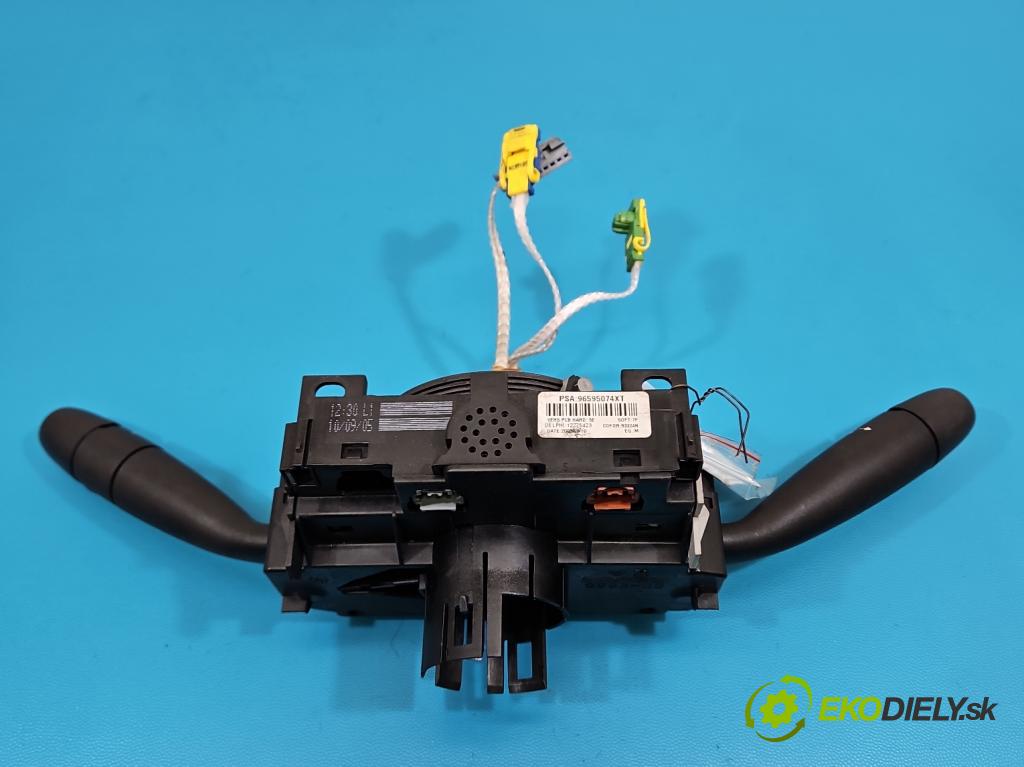 Peugeot 206 1.1 8V 60 HP manual 44.1 kW 1124 cm3 3- prepínač komplex: 96595074XT (Prepínacie páčky pod volantom)