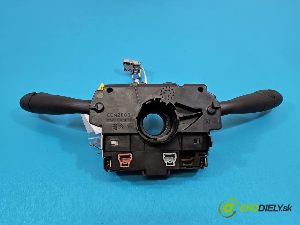 Peugeot 206 1.1 8V 60 HP manual 44.1 kW 1124 cm3 3- prepínač komplex: 96595074XT (Prepínacie páčky pod volantom)