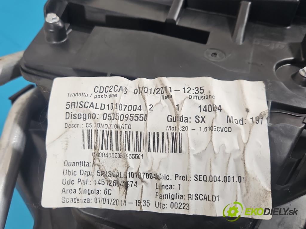 Alfa romeo Giulietta 1.6 jtd 105 HP manual 77 kW 1598 cm3 5- radiator  (Radiátor kúrenia)