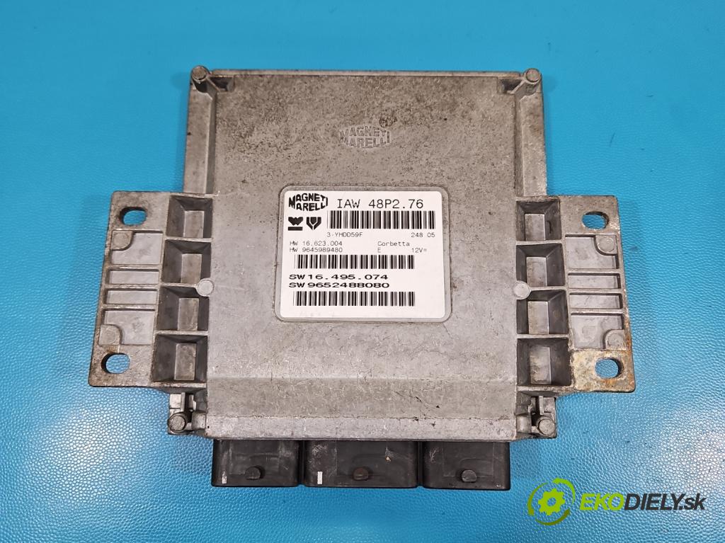 Peugeot 206 1.1 8V 60 HP manual 44.1 kW 1124 cm3 3- riadiaca jednotka motora IAW 48P2.76