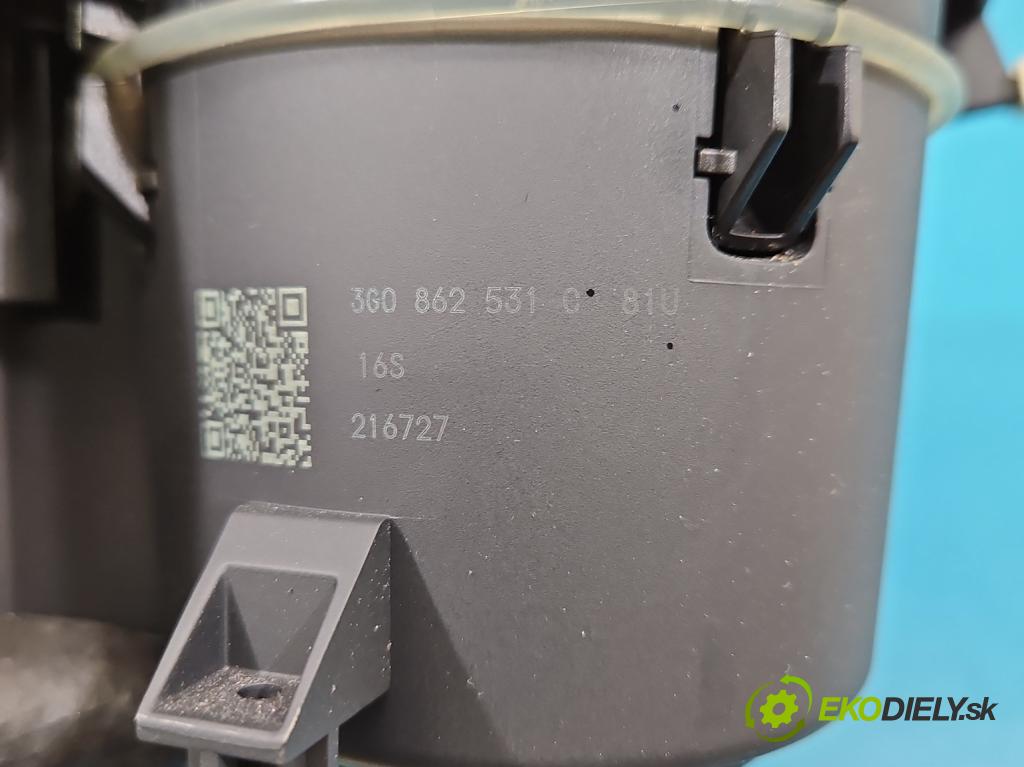 Vw Passat B8 2014 - 2.0 tdi 150 HP automatic 110 kW 1968 cm3 5- Rukojeť: na nápoje: 3G0862531C (Držiak (úchyt) na nápoje)