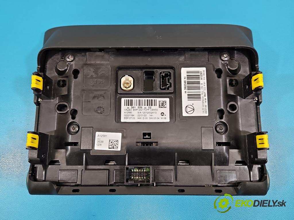 Citroen C3 III 2016-2024 1.2 12V 110 HP manual 81 kW 1199 cm3 5- Radio originál 9838155680