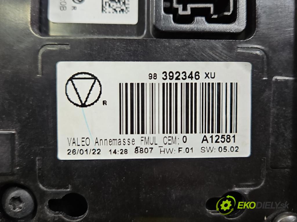 Citroen C3 III 2016-2024 1.2 12V 110 HP manual 81 kW 1199 cm3 5- Radio originál 9838155680